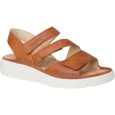 Ganter Sandales Halina pour femme, cognac, 39 EU Large - Publicité Ganter Sandales Halina pour femme, cognac, 39 EU Large - Publicité