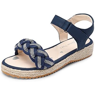 DREAM PAIRS Kids Sandales Plates pour Filles Confortables Sandale d'été Mignonne et Elégante pour Enfants Pratique,Size 30,Marine,SDSD2303K - Publicité DREAM PAIRS Kids Sandales Plates pour Filles Confortables Sandale d'été Mignonne et Elégante pour Enfants Pratique,Size 30,Marine,SDSD2303K - Publicité