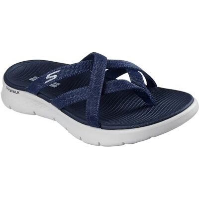 Skechers Sandales à lanières pour femme, bleu marine, 42 EU - Publicité Skechers Sandales à lanières pour femme, bleu marine, 42 EU - Publicité