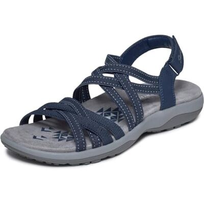 Skechers Sandales Plates Reggae Slim Summer Getaway pour Femme, Bleu Marine, Pointure 42 - Publicité Skechers Sandales Plates Reggae Slim Summer Getaway pour Femme, Bleu Marine, Pointure 42 - Publicité