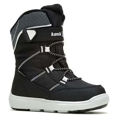 Kamik Southpole4 Stance Bottes de neige imperméables doublées chaudes pour enfant Idéal pour les pieds des enfants, Noir et blanc, 28 EU - Publicité Kamik Southpole4 Stance Bottes de neige imperméables doublées chaudes pour enfant Idéal pour les pieds des enfants, Noir et blanc, 28 EU - Publicité