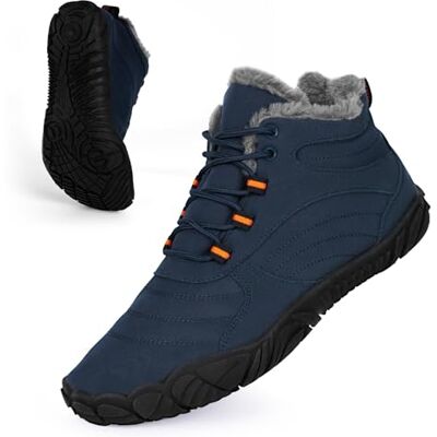 FIENZA Barefoot Bottes de randonnée d'hiver pour homme et femme Imperméables Chaudes Doublées en fourrure Confortables Antidérapantes Unisexe, noir foncé, 36.5 EU - Publicité FIENZA Barefoot Bottes de randonnée d'hiver pour homme et femme Imperméables Chaudes Doublées en fourrure Confortables Antidérapantes Unisexe, noir foncé, 36.5 EU - Publicité
