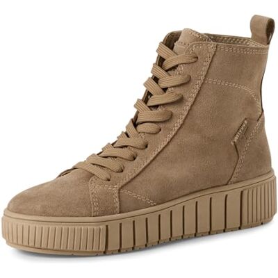 Tamaris Femme Damen Lace Boot Flat Bottine, Beige, 37 EU - Publicité Tamaris Femme Damen Lace Boot Flat Bottine, Beige, 37 EU - Publicité
