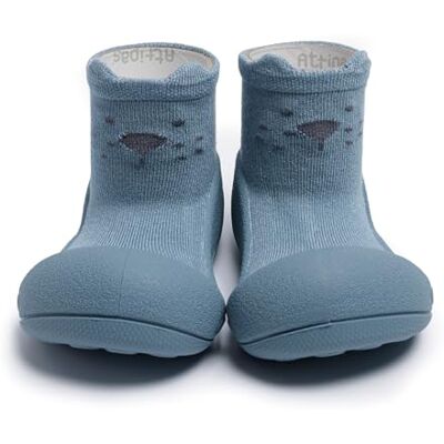 Attipas Barefoot Bleu Animals Chaussures respectueuses idéales pour les crèches et les premiers pas en coton certifié Oeko Tex Très confortables Taille 20, bleu, 20 EU - Publicité Attipas Barefoot Bleu Animals Chaussures respectueuses idéales pour les crèches et les premiers pas en coton certifié Oeko Tex Très confortables Taille 20, bleu, 20 EU - Publicité