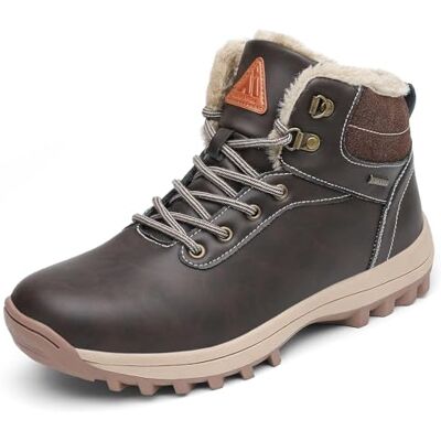 Mishansha Bottes Femme Hiver Bottine Homme Neige Bottes Fourrees Imperméable Boots Hiver Chaudes Bottines Randonnee Antidérapante Chaussure Neige Boots Marron, Gr.38 - Publicité Mishansha Bottes Femme Hiver Bottine Homme Neige Bottes Fourrees Imperméable Boots Hiver Chaudes Bottines Randonnee Antidérapante Chaussure Neige Boots Marron, Gr.38 - Publicité