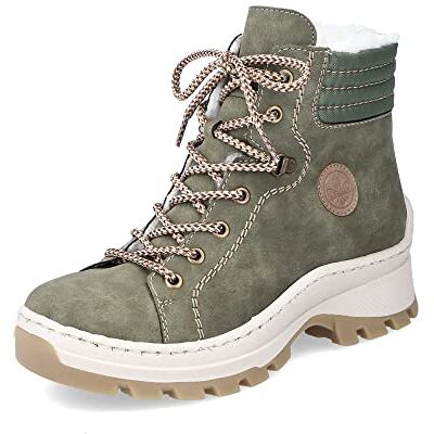 Rieker Femme Bottines X9334, Dame Bottines à Lacets,Semelle intérieure Amovible,Bottes Courtes,Bottes à Lacets,Bottes,Vert (grün / 54),38 EU / 5 UK - Publicité Rieker Femme Bottines X9334, Dame Bottines à Lacets,Semelle intérieure Amovible,Bottes Courtes,Bottes à Lacets,Bottes,Vert (grün / 54),38 EU / 5 UK - Publicité