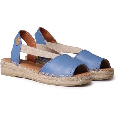 TONI PONS ETNA Espadrilles pour femme en tons lisses en cuir., Denim, 40 EU - Publicité TONI PONS ETNA Espadrilles pour femme en tons lisses en cuir., Denim, 40 EU - Publicité