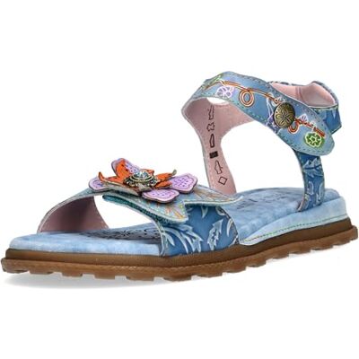 LAURA VITA Sandales Mode Femme Brownieo 02, Pointure:41 EU, La Couleur:Bleu - Publicité LAURA VITA Sandales Mode Femme Brownieo 02, Pointure:41 EU, La Couleur:Bleu - Publicité