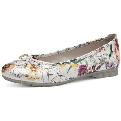 Jana Ballerines avec Noeud Vegan, Blanc (Blanc), 36 EU - Publicité Jana Ballerines avec Noeud Vegan, Blanc (Blanc), 36 EU - Publicité