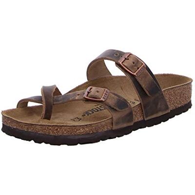 Birkenstock Mayari tabacco brown, Oiled Leather Femme Brown EU 41 - Publicité Birkenstock Mayari tabacco brown, Oiled Leather Femme Brown EU 41 - Publicité