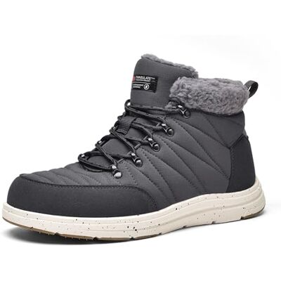 Bruno Marc Bottes de Neige pour Hommes Confortable Bottes de Hiver Chaudes et Durable,Size 43,Gris,SBSB2311M - Publicité Bruno Marc Bottes de Neige pour Hommes Confortable Bottes de Hiver Chaudes et Durable,Size 43,Gris,SBSB2311M - Publicité