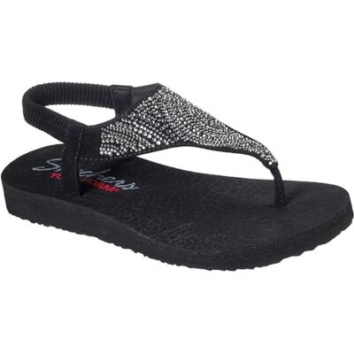 Skechers femme Tongs, Noir (Black Mitobuck/Smoke Rhinestone Blk), 36 EU - Publicité Skechers femme Tongs, Noir (Black Mitobuck/Smoke Rhinestone Blk), 36 EU - Publicité
