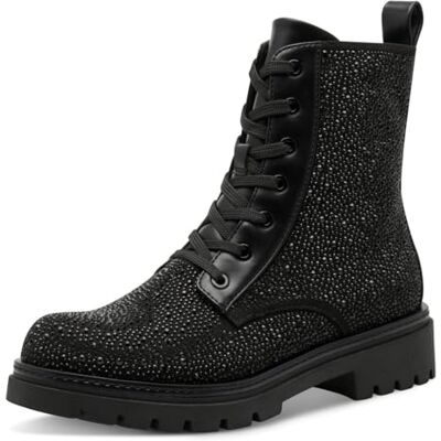 Marco Tozzi Femme Mode-Stiefel Botte Tendance, Paillettes Noires, 37 EU - Publicité Marco Tozzi Femme Mode-Stiefel Botte Tendance, Paillettes Noires, 37 EU - Publicité