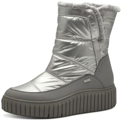 s.Oliver Bottines pour Femme Botte de Neige, Platine, 37 EU - Publicité s.Oliver Bottines pour Femme Botte de Neige, Platine, 37 EU - Publicité