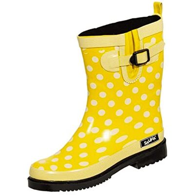 Bockstiegel Bottes en caoutchouc pour femme Avec manchette et semelle intérieure profilée 40 jaune - Publicité Bockstiegel Bottes en caoutchouc pour femme Avec manchette et semelle intérieure profilée 40 jaune - Publicité