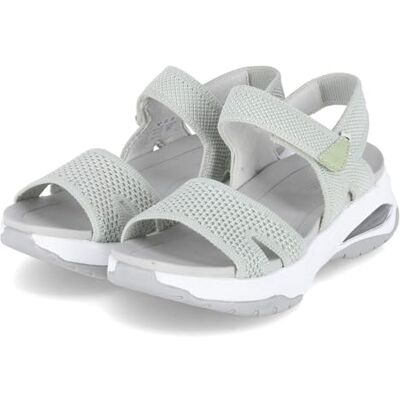 Rieker Sandales Mode Femme W3152, Pointure:38 EU, La Couleur:Vert - Publicité Rieker Sandales Mode Femme W3152, Pointure:38 EU, La Couleur:Vert - Publicité