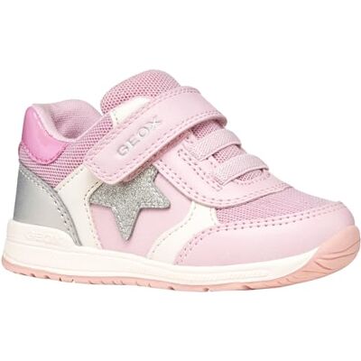 Geox Bébé Fille B Rishon Girl A Basket, Pink Silver, 23 EU - Publicité Geox Bébé Fille B Rishon Girl A Basket, Pink Silver, 23 EU - Publicité