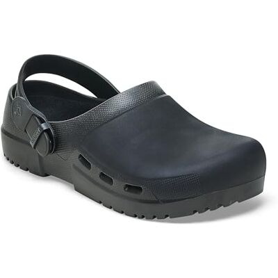 Birkenstock Birki Air 2.0 Sabots de travail antistatiques en polyuréthane avec trous d'aération Unisexe, Noir , 40 EU - Publicité Birkenstock Birki Air 2.0 Sabots de travail antistatiques en polyuréthane avec trous d'aération Unisexe, Noir , 40 EU - Publicité