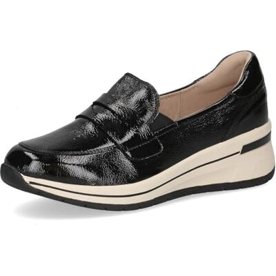 CAPRICE Femme Damen Mocassin, Black Naplak, 38 EU Large - Publicité CAPRICE Femme Damen Mocassin, Black Naplak, 38 EU Large - Publicité