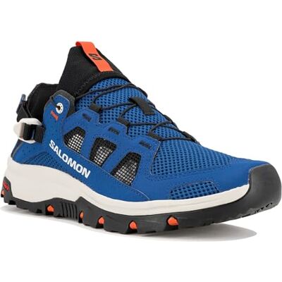 SALOMON Homme Shoes Techamphian 5 Sandale de Sport, Lapis Blue Black Scarlet Ibis, 42 2/3 EU - Publicité SALOMON Homme Shoes Techamphian 5 Sandale de Sport, Lapis Blue Black Scarlet Ibis, 42 2/3 EU - Publicité