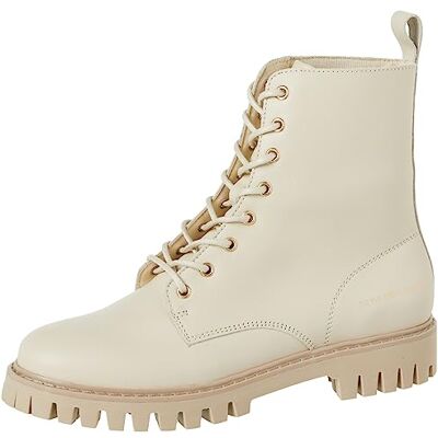 Tommy Hilfiger Femme Bottes Lace Boot Bottines, Beige (Light Sandalwood), 38 EU - Publicité Tommy Hilfiger Femme Bottes Lace Boot Bottines, Beige (Light Sandalwood), 38 EU - Publicité