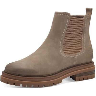 s.Oliver Chelsea Chaussures pour Femme Bottine, Taupe, 39 EU - Publicité s.Oliver Chelsea Chaussures pour Femme Bottine, Taupe, 39 EU - Publicité