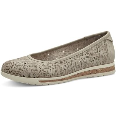 Jana Ballerines Femme Bout Rond Vegan, Taupe, 41 EU - Publicité Jana Ballerines Femme Bout Rond Vegan, Taupe, 41 EU - Publicité
