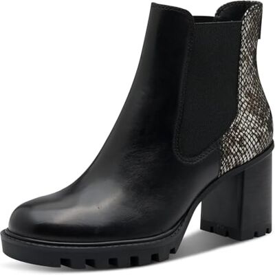 Tamaris Femme Damen Chelsea Bottine, Noir/Comb, 40 EU - Publicité Tamaris Femme Damen Chelsea Bottine, Noir/Comb, 40 EU - Publicité