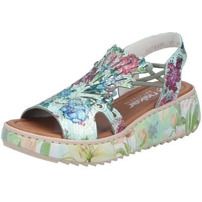 Rieker Sandales V1784 pour femme, multicolores, 38 EU - Publicité Rieker Sandales V1784 pour femme, multicolores, 38 EU - Publicité