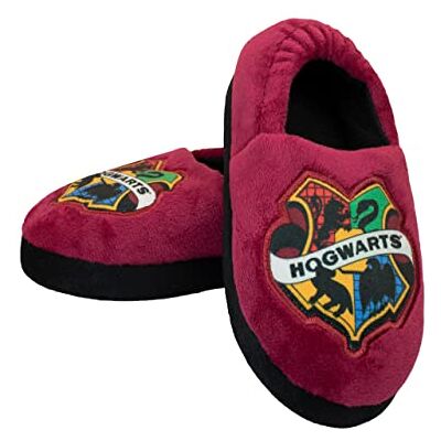 Harry Potter Garçons Chaussons Hogwarts Rouge 27 - Publicité Harry Potter Garçons Chaussons Hogwarts Rouge 27 - Publicité