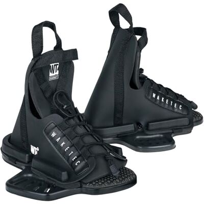 Mesle WAKETEC Onset Fixation pour Wakeboard, Tailles 34-47 EU S/M, L/XL, Grande possibilité de réglage, Fixation pour débutants, Wake-Binding Boots Chaussures, Enfants Adultes, Noir - Publicité Mesle WAKETEC Onset Fixation pour Wakeboard, Tailles 34-47 EU S/M, L/XL, Grande possibilité de réglage, Fixation pour débutants, Wake-Binding Boots Chaussures, Enfants Adultes, Noir - Publicité