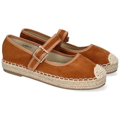 Espadrille Ballerine pour Femme en Jute, Design Moderne avec Bout brodé et Fermeture à Boucle pour Un Confort Optimal, idéale pour Le Printemps-été. Chameau Talla 36 - Publicité Espadrille Ballerine pour Femme en Jute, Design Moderne avec Bout brodé et Fermeture à Boucle pour Un Confort Optimal, idéale pour Le Printemps-été. Chameau Talla 36 - Publicité