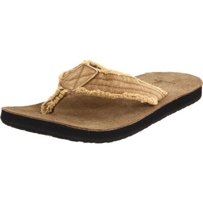 Sanuk Homme Fraid Not Tongs, Beige-Beige (Khaki), 41 - Publicité Sanuk Homme Fraid Not Tongs, Beige-Beige (Khaki), 41 - Publicité