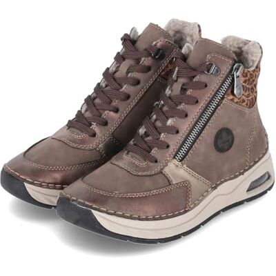 Rieker Bottes à lacets pour femme Marron 42 EU, marron, 42 EU - Publicité Rieker Bottes à lacets pour femme Marron 42 EU, marron, 42 EU - Publicité