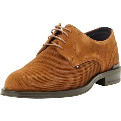 Tommy Hilfiger Chaussures Derby Homme en Daim, Marron (Coconut Grove), 44 - Publicité Tommy Hilfiger Chaussures Derby Homme en Daim, Marron (Coconut Grove), 44 - Publicité