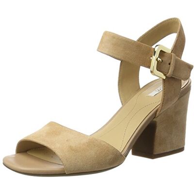 Geox D Marilyse B, Sandales Compensées Femme, Beige (DK SKINC8191), 35 EU - Publicité Geox D Marilyse B, Sandales Compensées Femme, Beige (DK SKINC8191), 35 EU - Publicité