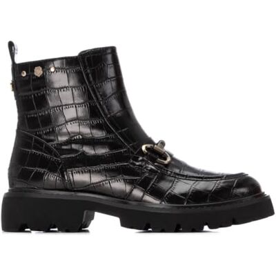 Carmela Femme Bottines Plates, Noir, 39 EU - Publicité Carmela Femme Bottines Plates, Noir, 39 EU - Publicité