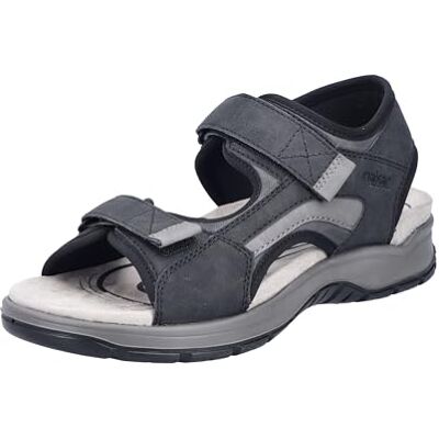 Rieker Homme 26952 Sandales de Trekking, Noir, 45 EU - Publicité Rieker Homme 26952 Sandales de Trekking, Noir, 45 EU - Publicité