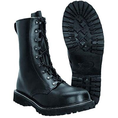 Mil-Tec Bottes de Combat Para avec Casquette Noir Taille 38 - - Publicité Mil-Tec Bottes de Combat Para avec Casquette Noir Taille 38 - - Publicité
