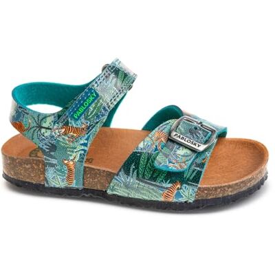 Pablosky Bio Sandale, Vert, 25 EU Large - Publicité Pablosky Bio Sandale, Vert, 25 EU Large - Publicité