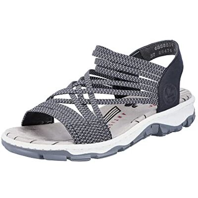 Rieker Sandales de trekking pour femme 6888, bleu, 38 EU - Publicité Rieker Sandales de trekking pour femme 6888, bleu, 38 EU - Publicité