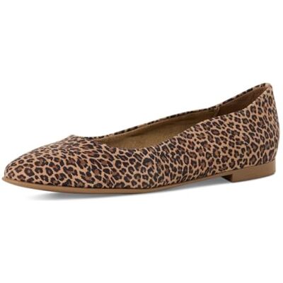Tamaris Femme Ballerine cuir plate brun 39 EU - Publicité Tamaris Femme Ballerine cuir plate brun 39 EU - Publicité