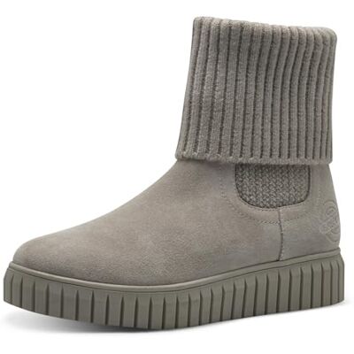 s.Oliver Bottes Plates pour Femme Bottine, Taupe Clair, 38 EU - Publicité s.Oliver Bottes Plates pour Femme Bottine, Taupe Clair, 38 EU - Publicité