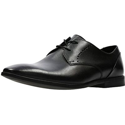 Clarks Bampton Lace, Derbys Homme, Noir (Black Leather), 44 EU - Publicité Clarks Bampton Lace, Derbys Homme, Noir (Black Leather), 44 EU - Publicité