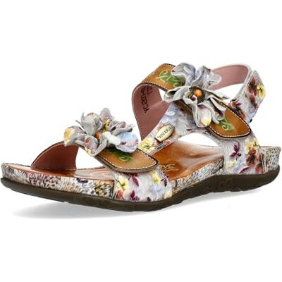 LAURA VITA Sandales Mode Femme LILOO 06, Pointure:39 EU, La Couleur:Beige - Publicité LAURA VITA Sandales Mode Femme LILOO 06, Pointure:39 EU, La Couleur:Beige - Publicité