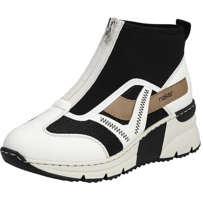 Rieker Femme N6360 Bottine, Blanc, 42 EU - Publicité Rieker Femme N6360 Bottine, Blanc, 42 EU - Publicité