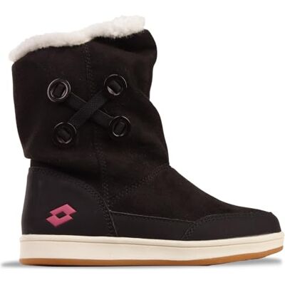 Lotto Gramada Fur K Unisex Kids Botte mi-Mollet, Noir/Rose, 35 EU - Publicité Lotto Gramada Fur K Unisex Kids Botte mi-Mollet, Noir/Rose, 35 EU - Publicité