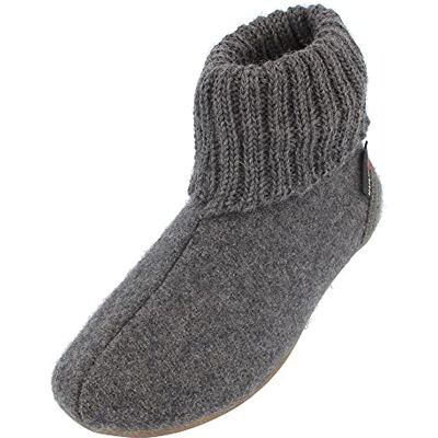 Haflinger Everest Karlo, Chaussons Montants Mixte Adulte, Gris (Anthrazit 04), 42 EU - Publicité Haflinger Everest Karlo, Chaussons Montants Mixte Adulte, Gris (Anthrazit 04), 42 EU - Publicité