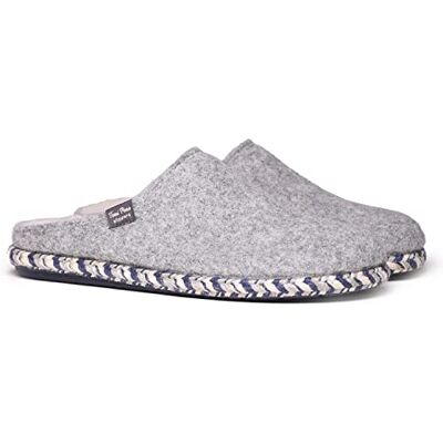 TONI PONS Chaussons de maison pour hommes en feutre TOBI-FP Gris, 47 EU. Publicité TONI PONS Chaussons de maison pour hommes en feutre TOBI-FP Gris, 47 EU. Publicité