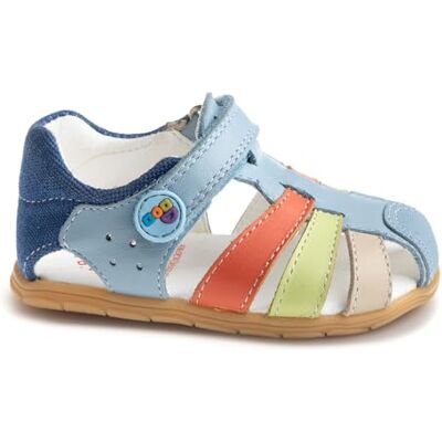 Pablosky Zig Sandales, Bleu, 26 EU Large - Publicité Pablosky Zig Sandales, Bleu, 26 EU Large - Publicité